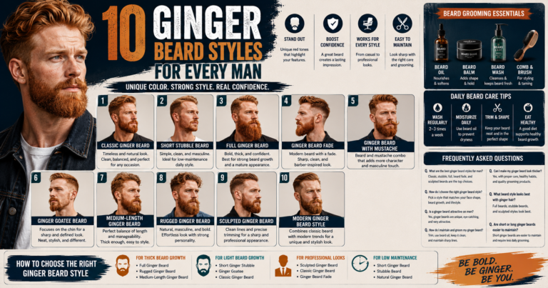 10 Striking Ginger Beard Styles to Elevate Your Look