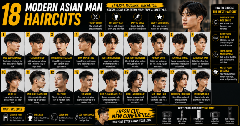 18 Modern Asian Man Haircuts