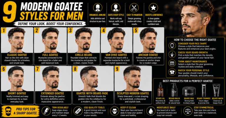 9 Modern Goatee Variations for Trend-Savvy Men