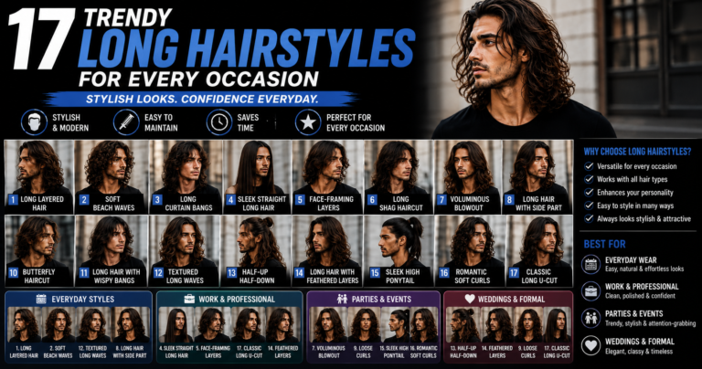 17 Trendy Long Hairstyles for Every Occasion