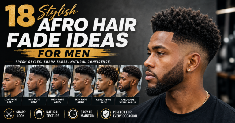 18 Stylish Afro Hair Fade Ideas for Men