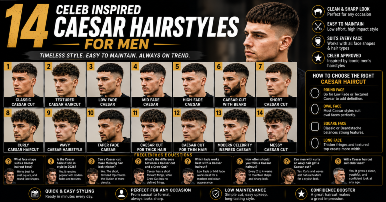 14 Celeb Inspired Caesar Hairstyles for Men