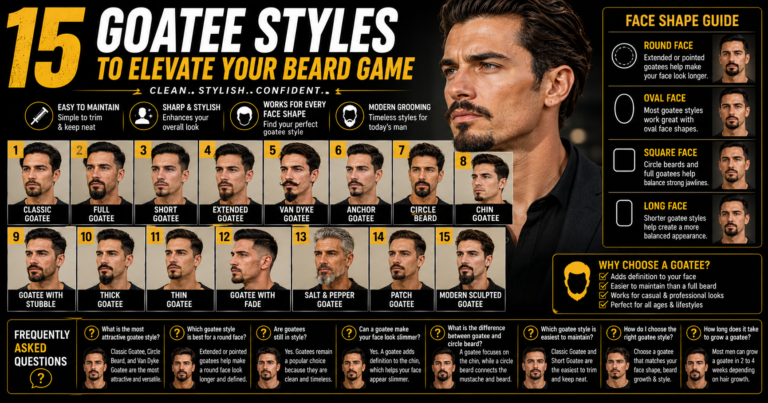 15 Goatee Styles to Elevate Your Beard Game