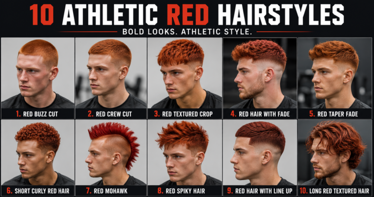 10 Athletic Red Hairstyles