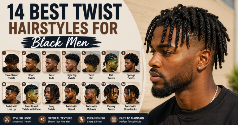 14 Stunning Twist Styles for Modern Black Men