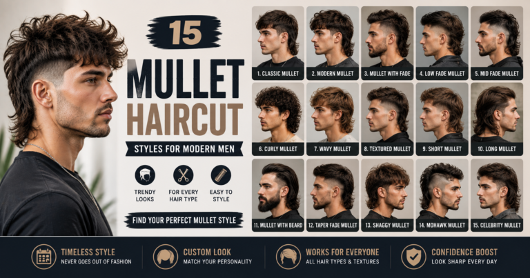 15 Trendy Mullet Hairstyles for Modern Men