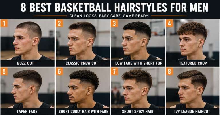 8 Simple Hairstyles for Men That Score Big During Basketball Season